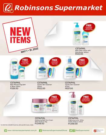 Robinsons Supermarket promo - New Items for May 2022