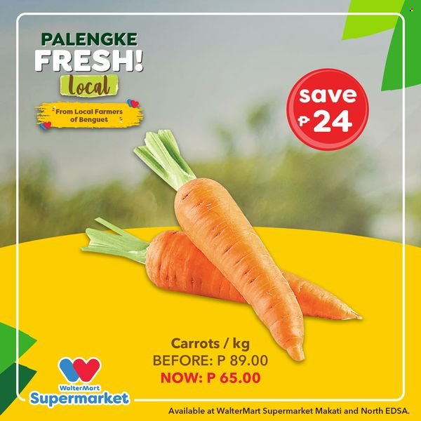 Walter Mart offer  - Sales products - carrots. Page 20.