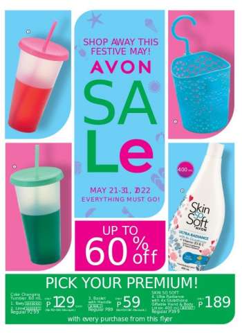 Avon promo - Shop Away This Festive May