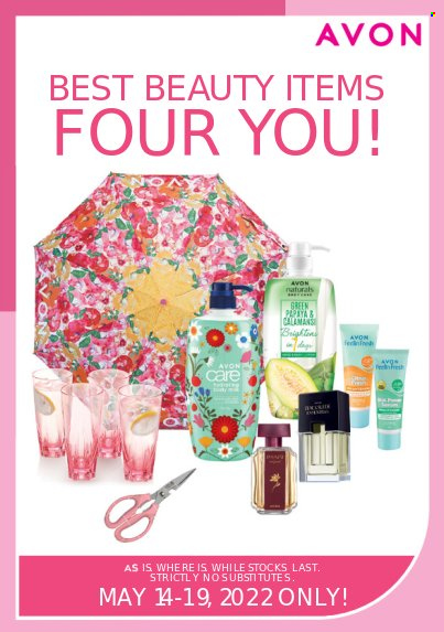 Avon offer  - 14.5.2022 - 19.5.2022 - Sales products - Avon. Page 1.