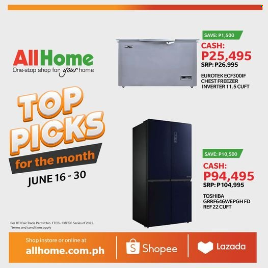 AllHome offer  - 16.6.2022 - 30.6.2022. Page 1.