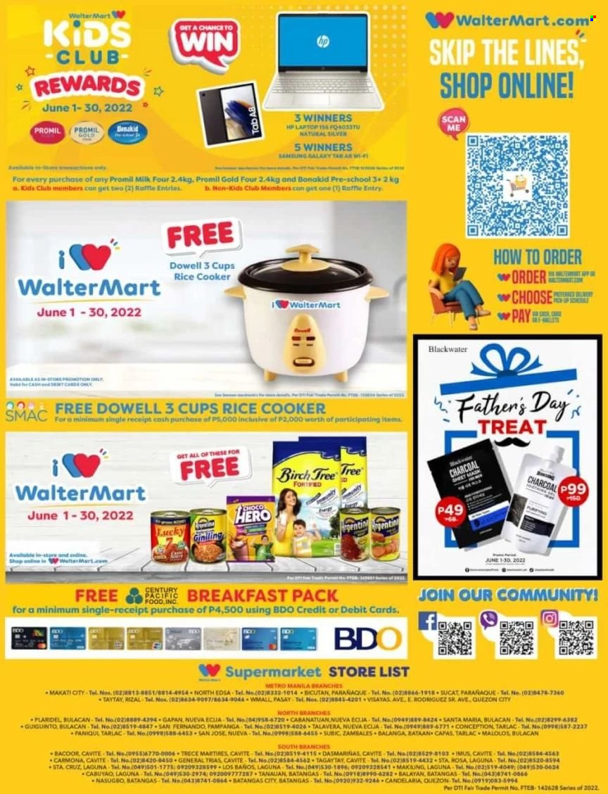 Walter Mart offer  - 17.6.2022 - 30.6.2022. Page 11.