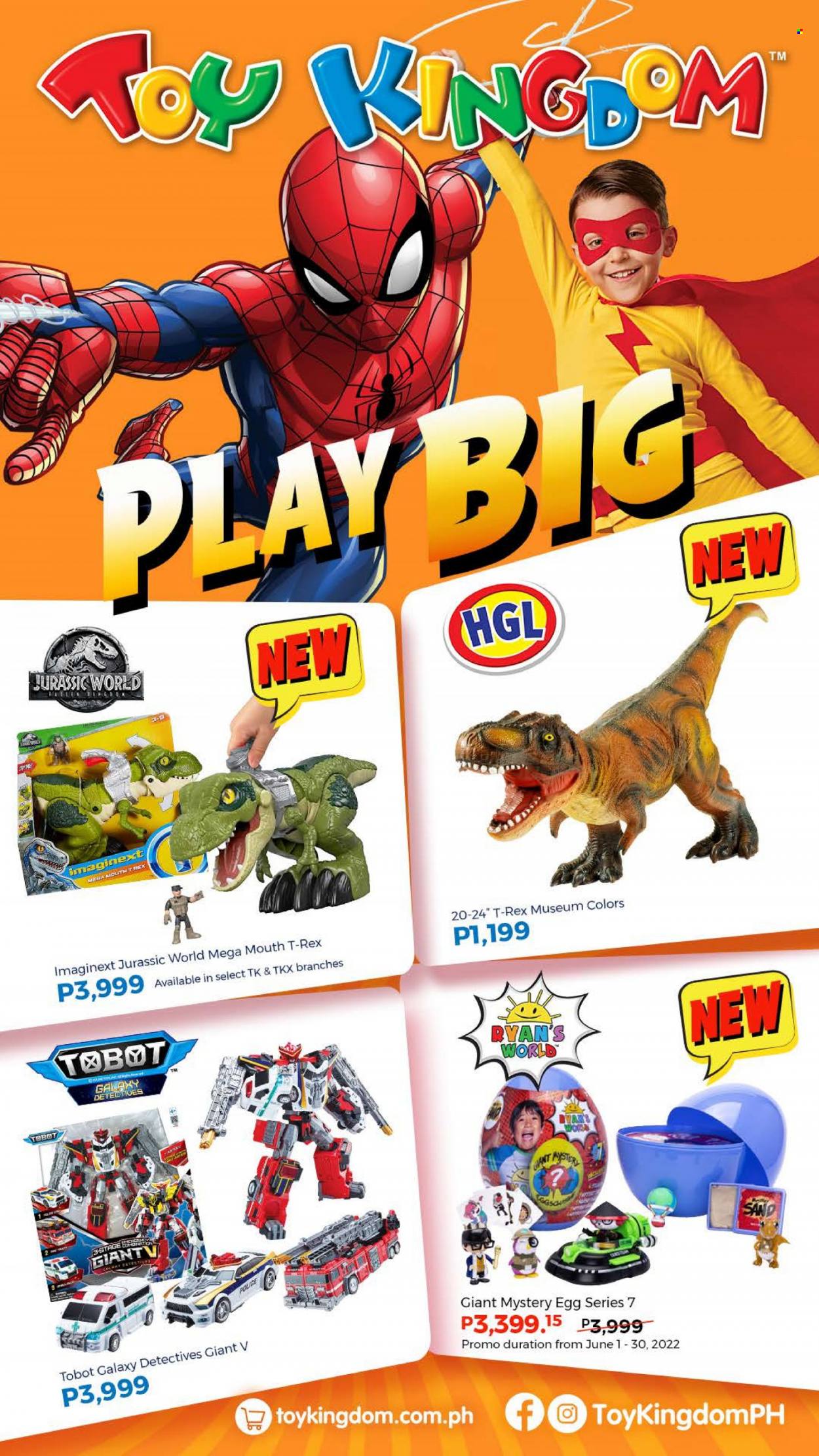 Toy Kingdom offer  - 1.6.2022 - 30.6.2022. Page 1.