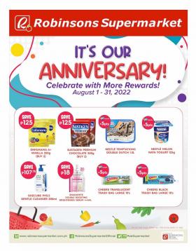 Robinsons Supermarket - Anniversary Sale 2022