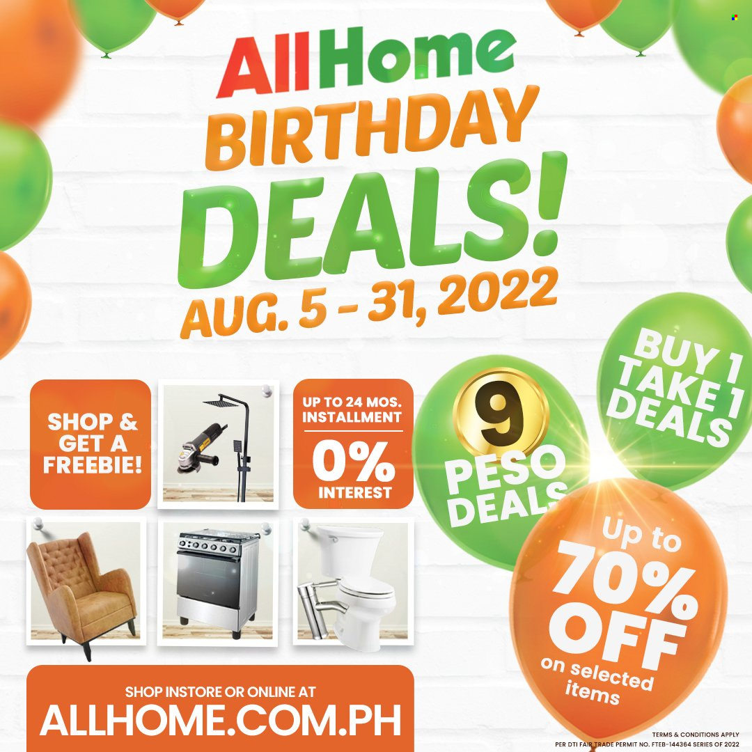 AllHome offer  - 5.8.2022 - 31.8.2022. Page 1.