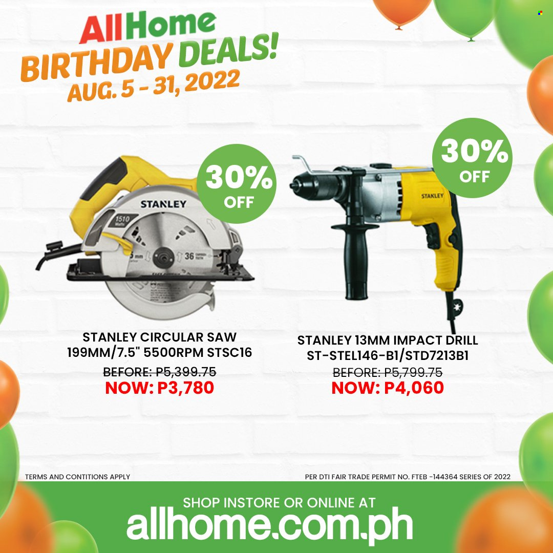 AllHome offer  - 5.8.2022 - 31.8.2022. Page 13.
