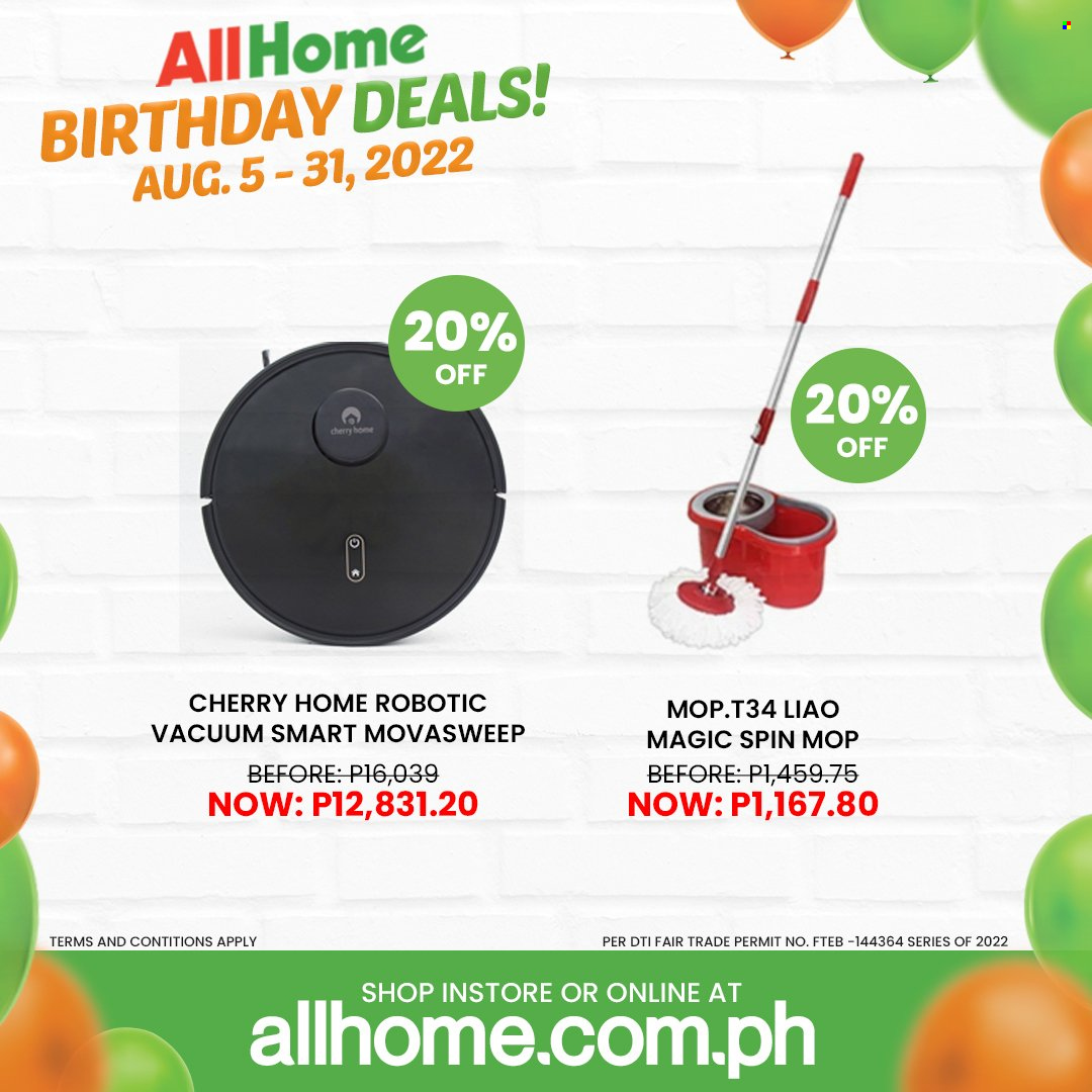 AllHome offer  - 5.8.2022 - 31.8.2022. Page 15.