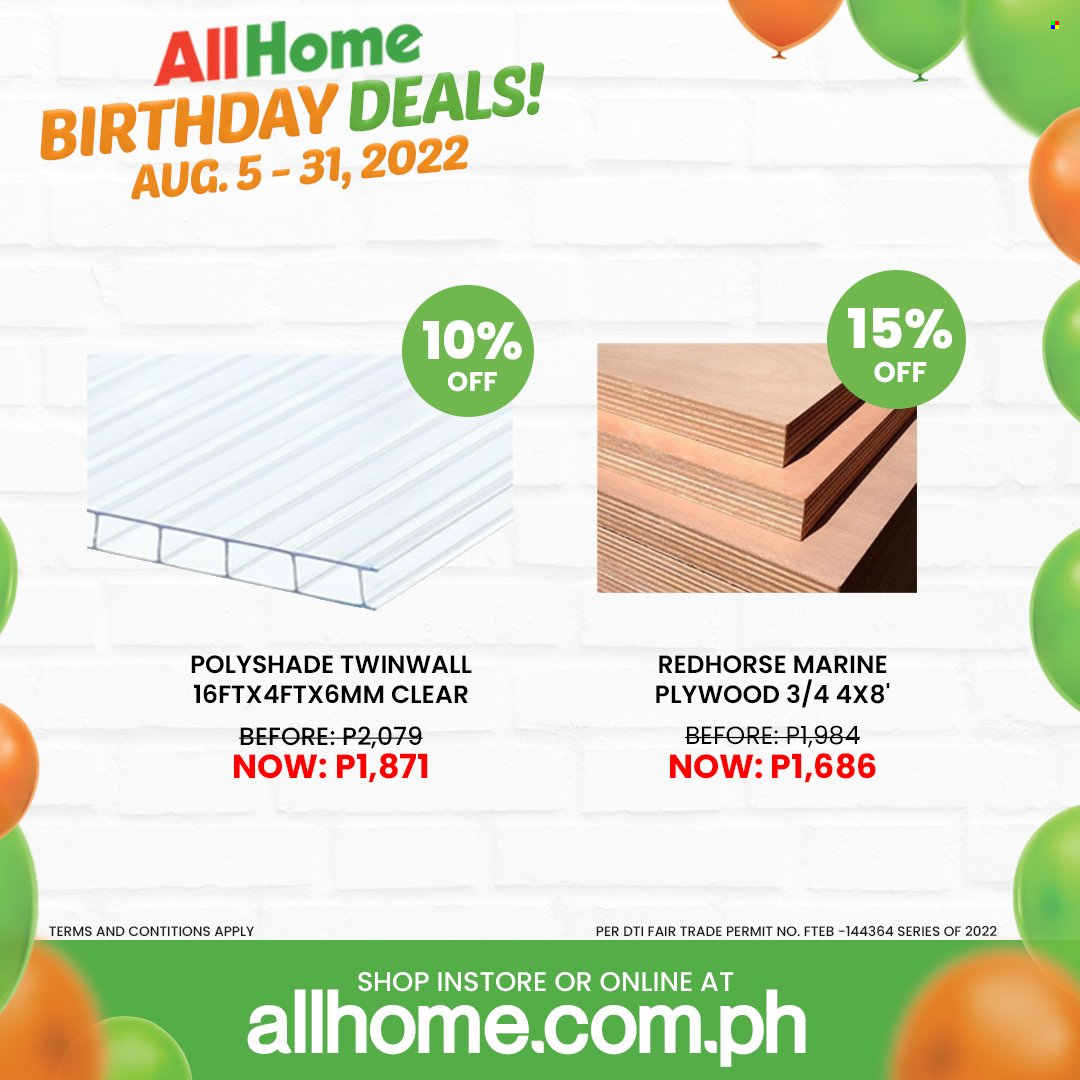 AllHome offer  - 5.8.2022 - 31.8.2022. Page 16.