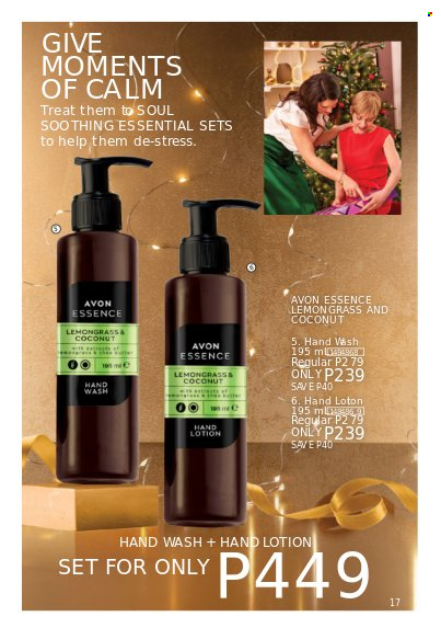 Avon offer  - 24.10.2022 - 31.12.2022 - Sales products - Avon, hand wash, body lotion. Page 17.