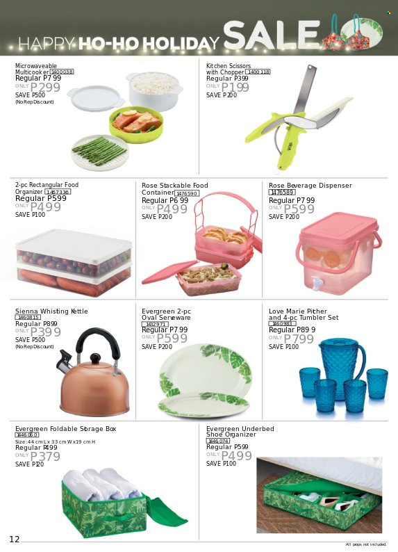 Avon offer  - 19.11.2022 - 30.11.2022 - Sales products - dispenser, tumbler, handy chopper, container. Page 12.