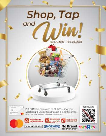 Robinsons Supermarket promo - Mastercard Shop, Tap, and Win!