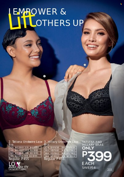 Avon offer  - 1.3.2023 - 31.3.2023 - Sales products - bra. Page 233.