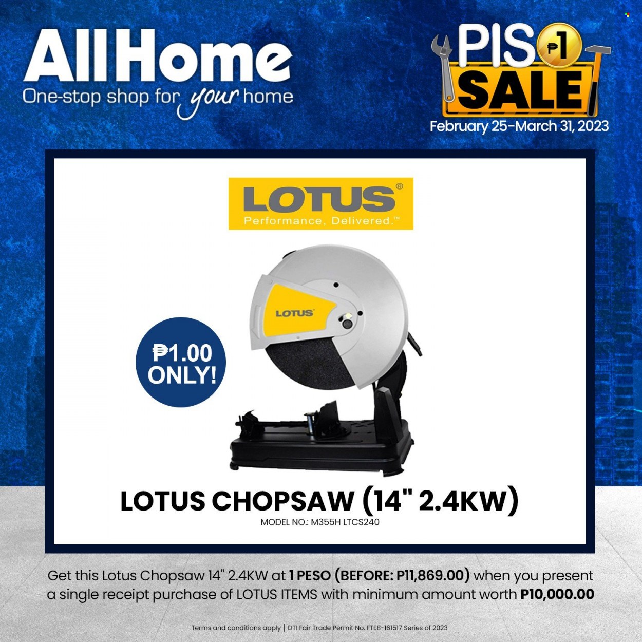 AllHome offer  - 25.2.2023 - 31.3.2023 - Sales products - Lotus. Page 5.