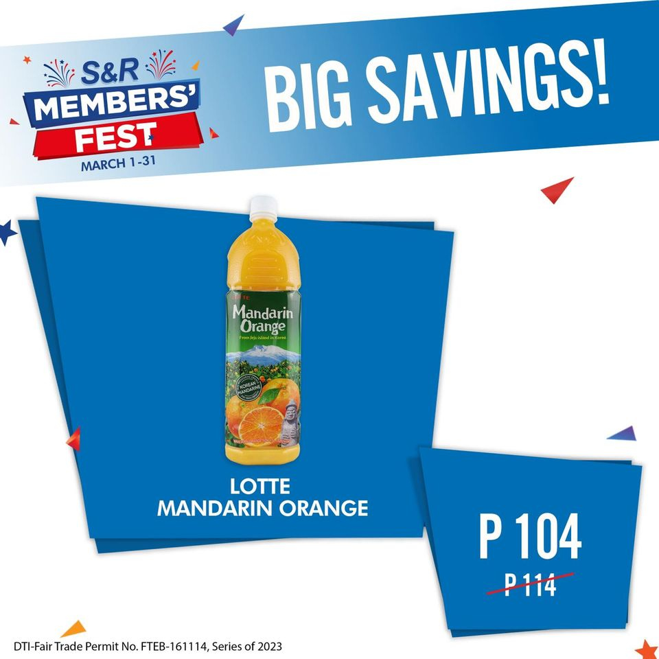 S&R Membership Shopping offer  - 1.3.2023 - 31.3.2023 - Sales products - mandarines, orange. Page 41.