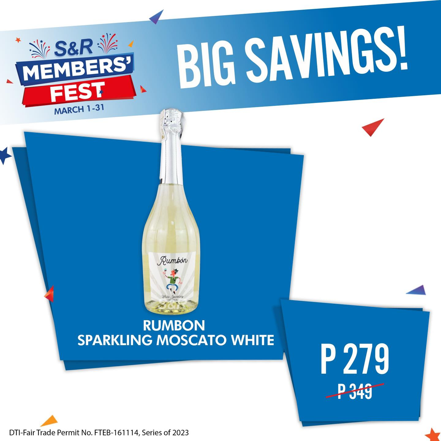 S&R Membership Shopping offer  - 1.3.2023 - 31.3.2023 - Sales products - Moscato. Page 26.