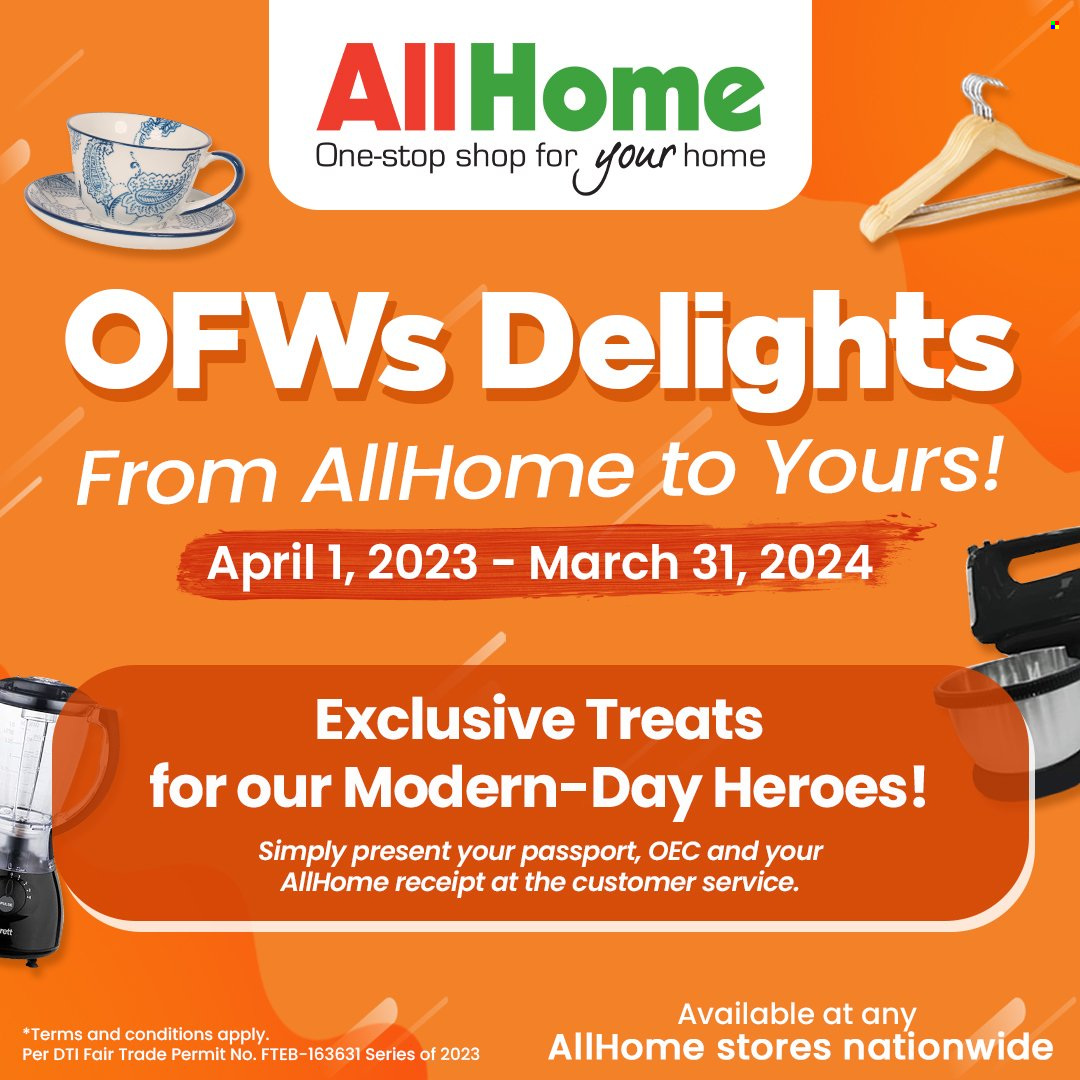 AllHome offer  - 1.4.2023 - 31.3.2024. Page 1.