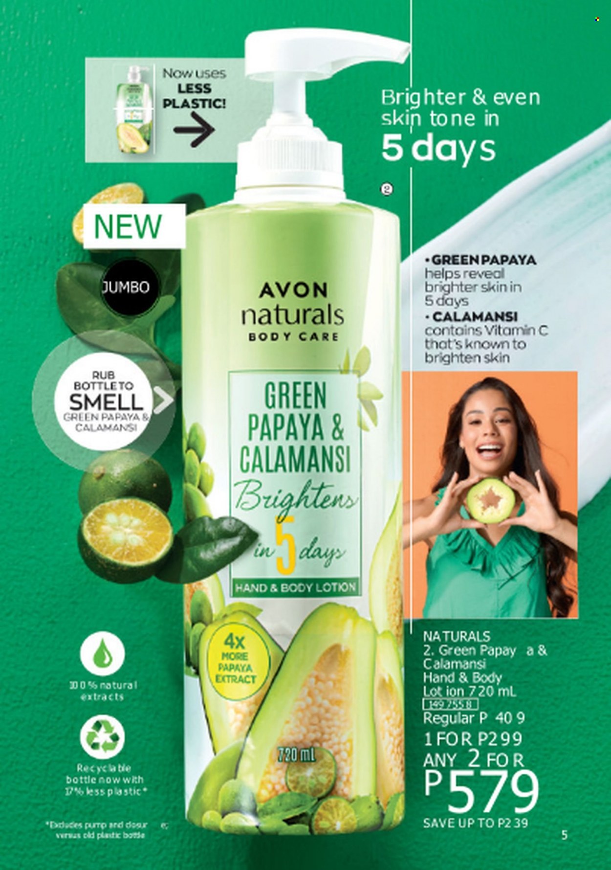 Avon offer  - 1.6.2023 - 30.6.2023 - Sales products - Avon, body lotion, vitamin c. Page 5.