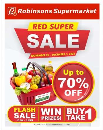 thumbnail - Robinsons Supermarket promo - Red Super Sale!