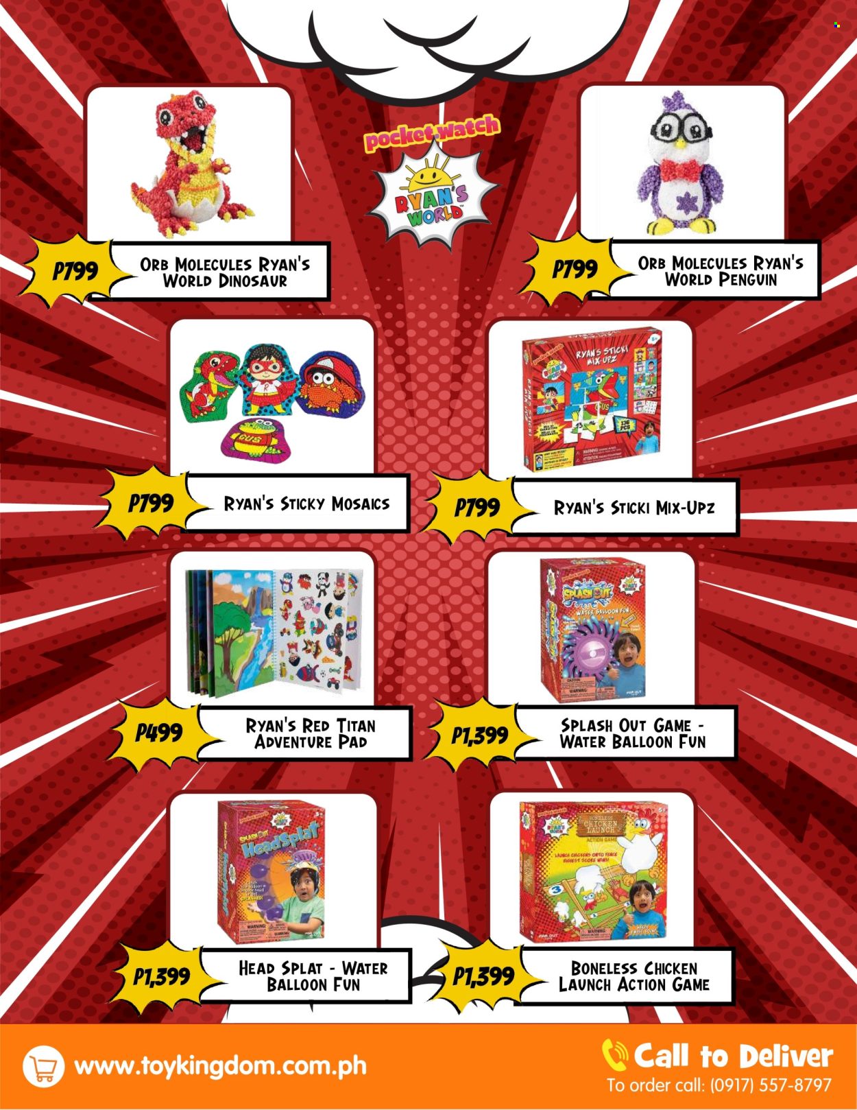 thumbnail - Toy Kingdom offer  - Sales products - balloons, penguin, dinosaur. Page 9.