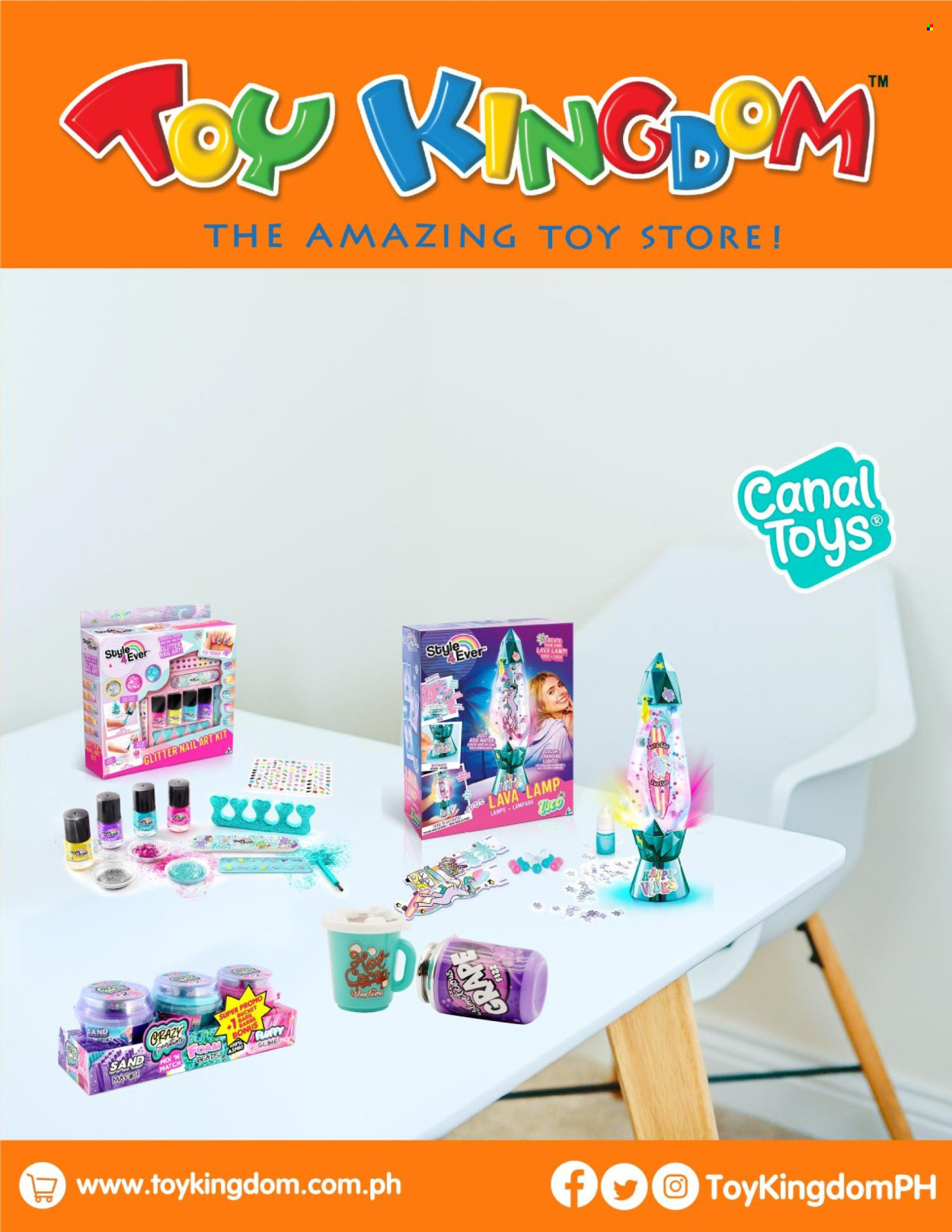thumbnail - Toy Kingdom offer  - Sales products - glitter, creative accessories, Hewlett Packard, toys. Page 1.
