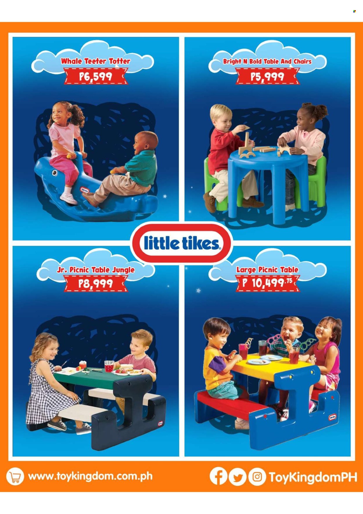 thumbnail - Toy Kingdom offer  - Sales products - chair, table, Little Tikes. Page 3.