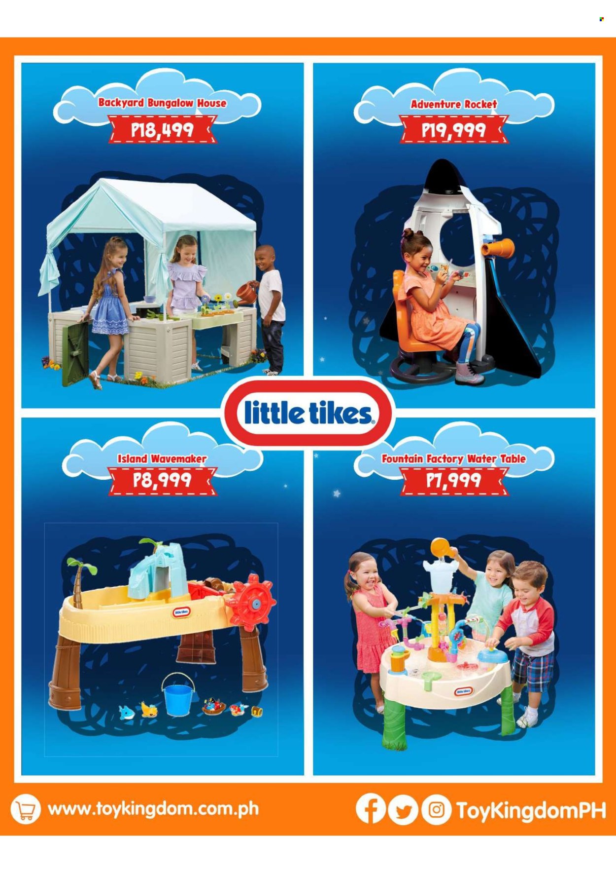 thumbnail - Toy Kingdom offer  - Sales products - table, rocket, Little Tikes. Page 11.
