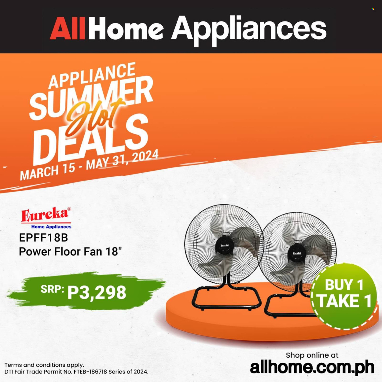 thumbnail - AllHome offer  - 15.3.2024 - 31.5.2024 - Sales products - stand fan. Page 16.