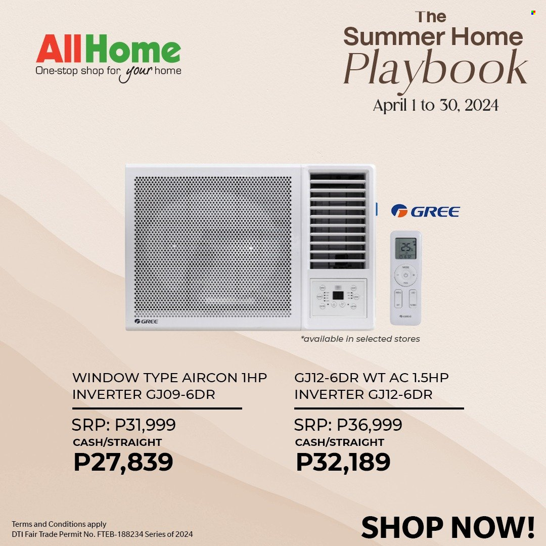 thumbnail - AllHome offer  - 1.4.2024 - 30.4.2024 - Sales products - window. Page 3.