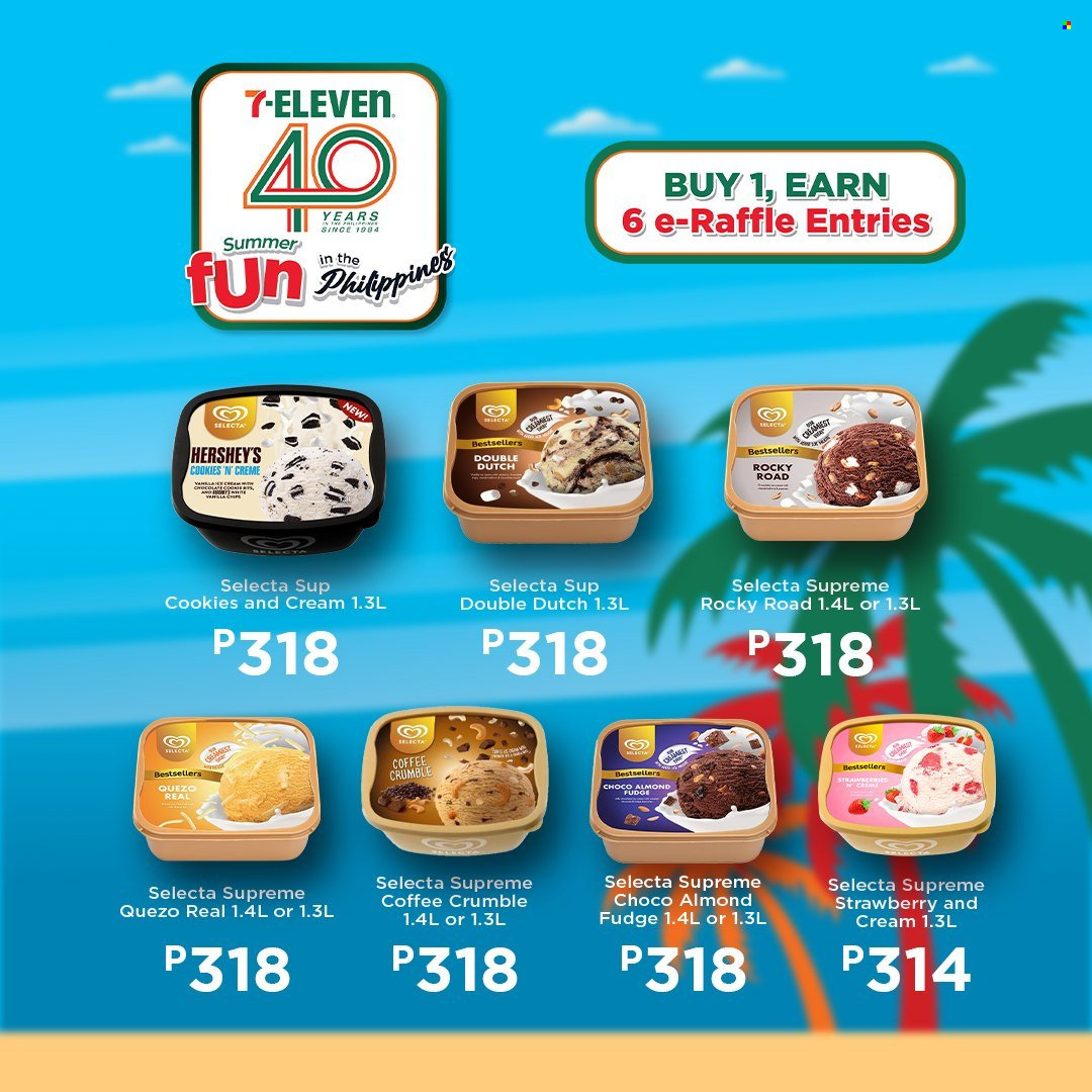 thumbnail - 7 Eleven offer  - 20.3.2024 - 14.5.2024 - Sales products - Hershey's, cookies, fudge, coffee. Page 9.