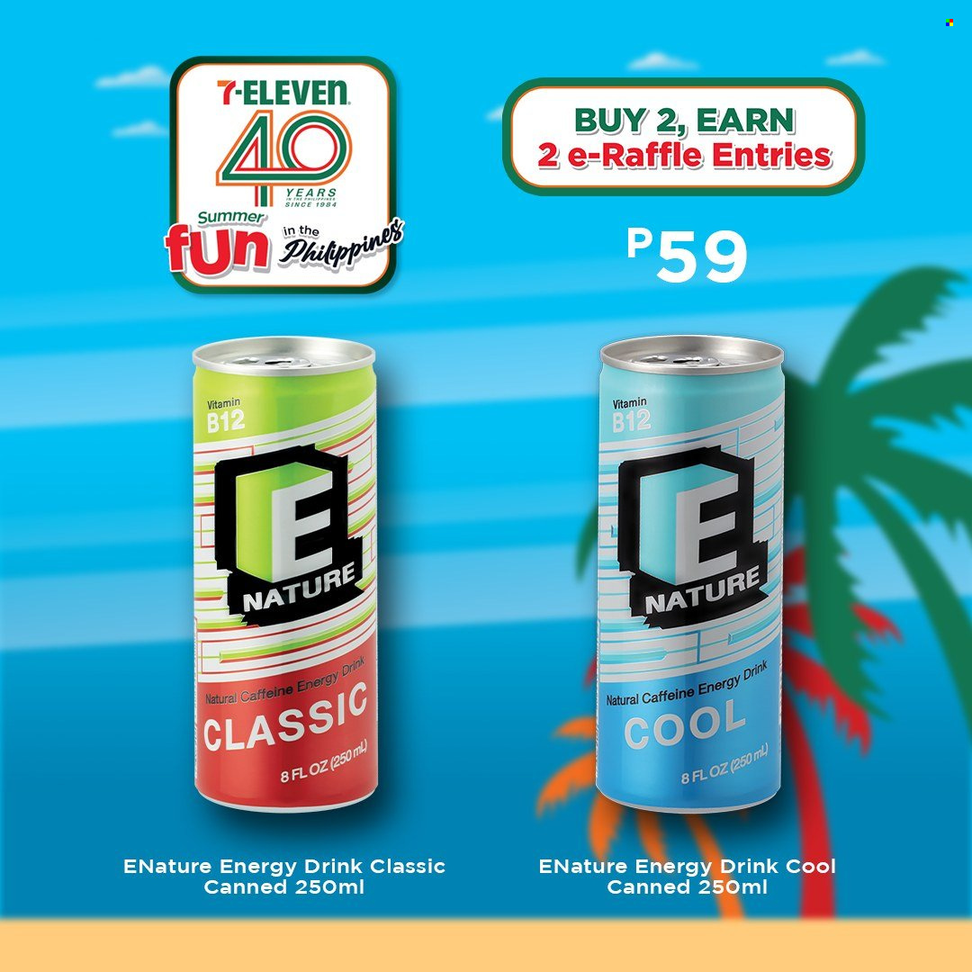 thumbnail - 7 Eleven offer  - 20.3.2024 - 14.5.2024 - Sales products - energy drink. Page 19.