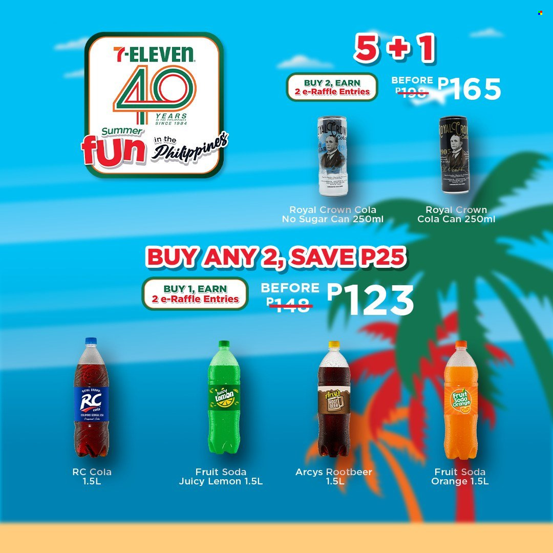 thumbnail - 7 Eleven offer  - 20.3.2024 - 14.5.2024 - Sales products - lemons, Royal Crown, soda. Page 41.