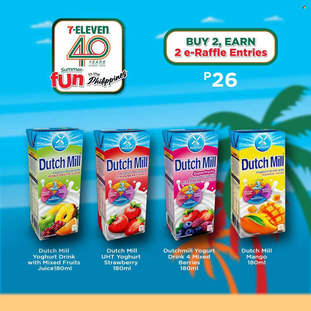 thumbnail - 7 Eleven offer  - 20.3.2024 - 14.5.2024 - Sales products - yoghurt drink, juice. Page 44.