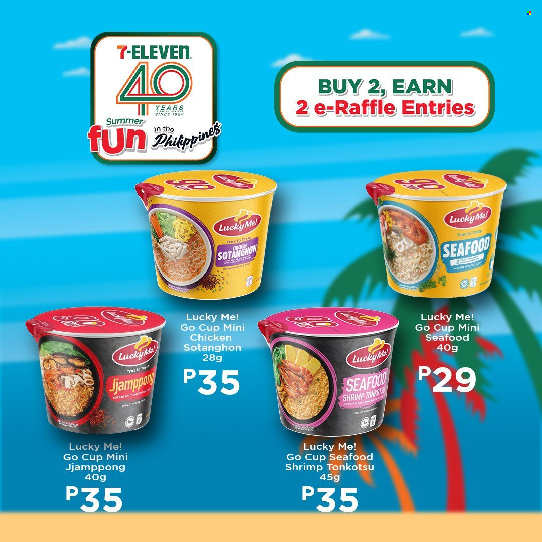 thumbnail - 7 Eleven offer  - 20.3.2024 - 14.5.2024 - Sales products - seafood, shrimps, chicken, cup. Page 46.