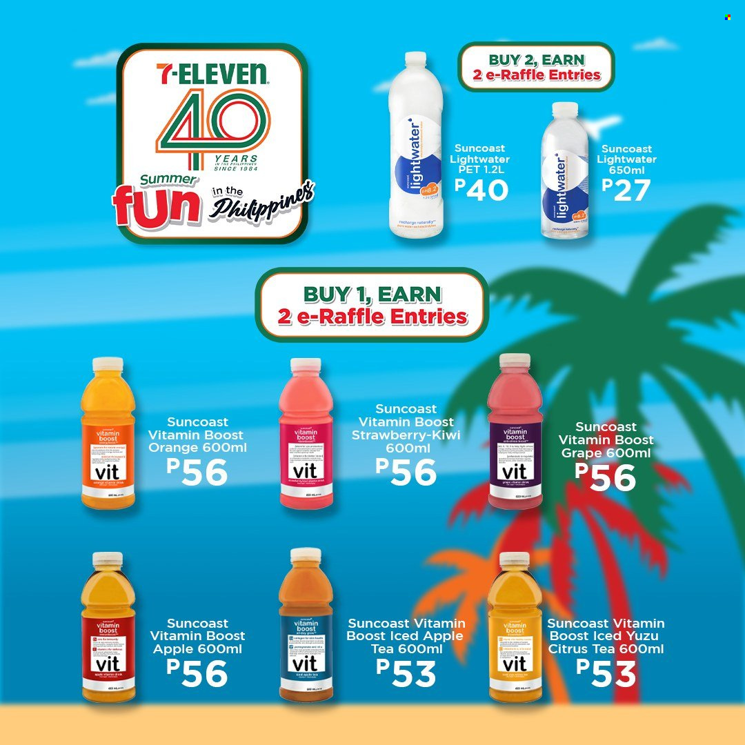 thumbnail - 7 Eleven offer  - 20.3.2024 - 14.5.2024 - Sales products - kiwi, Boost, tea. Page 52.