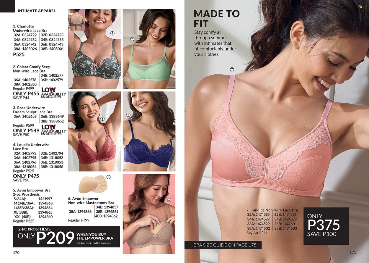 thumbnail - Avon offer  - 1.4.2024 - 30.4.2024 - Sales products - Avon, bra. Page 86.