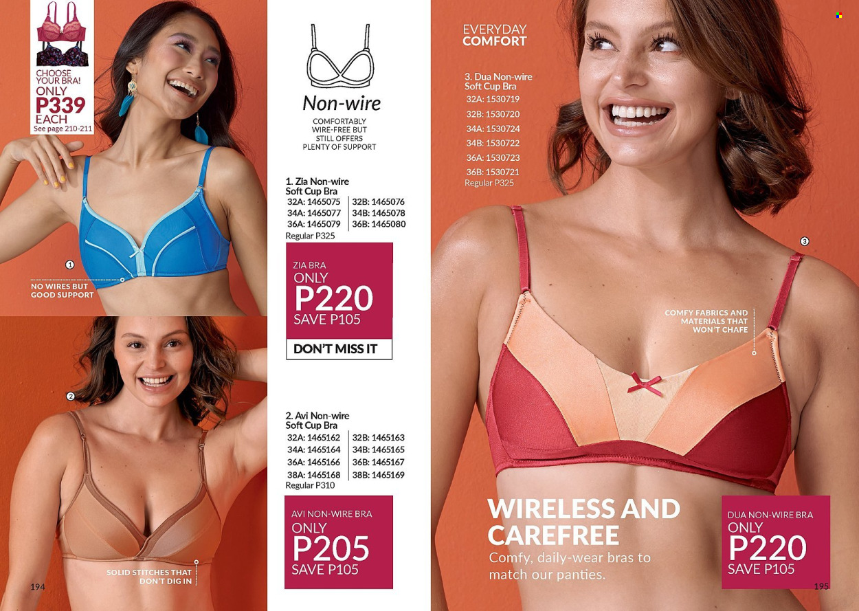 thumbnail - Avon offer  - 1.4.2024 - 30.4.2024 - Sales products - Plenty, Carefree, cup, panties. Page 98.