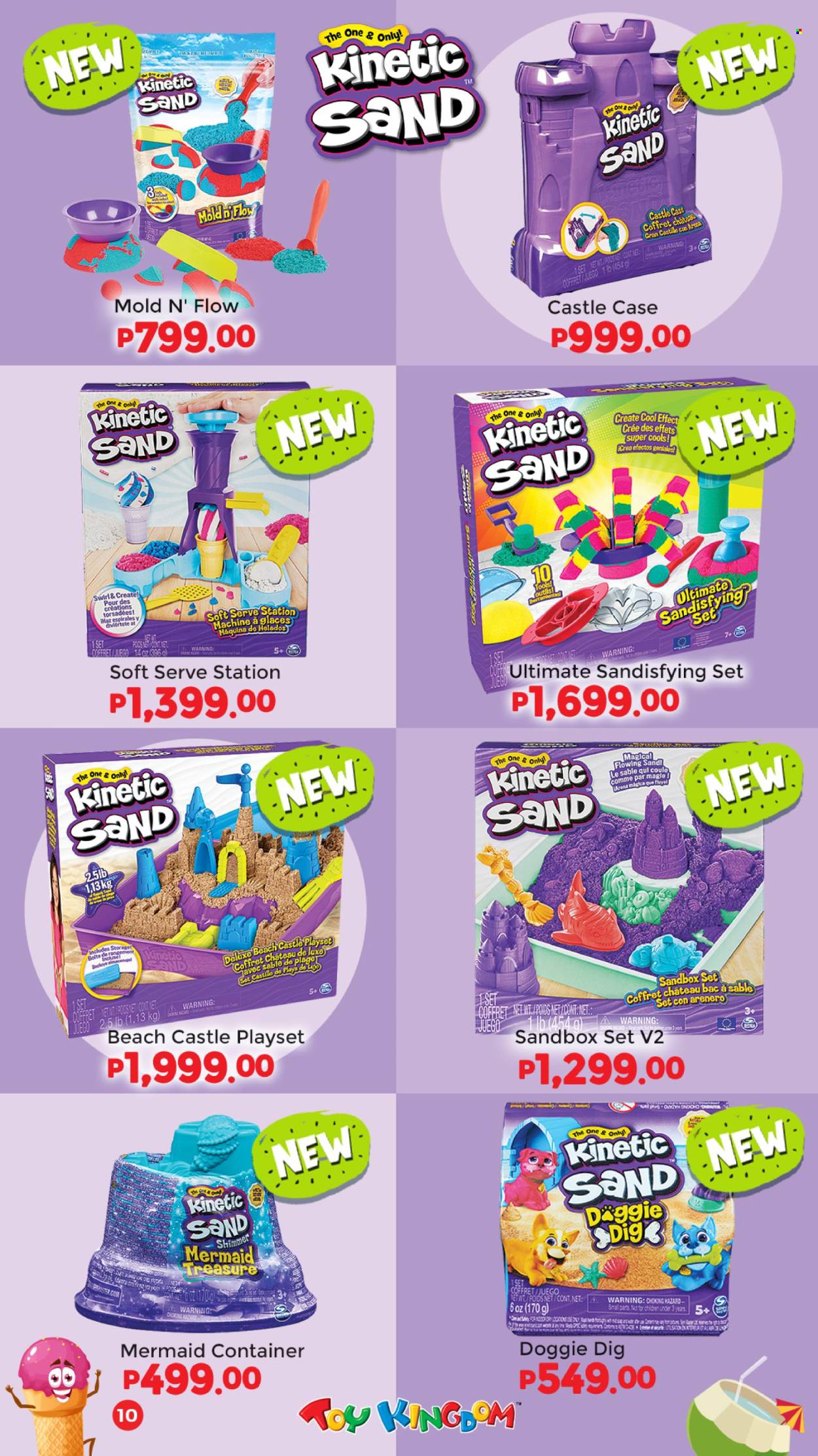 thumbnail - Toy Kingdom offer  - Sales products - container, play set, toys, kinetic sand. Page 10.
