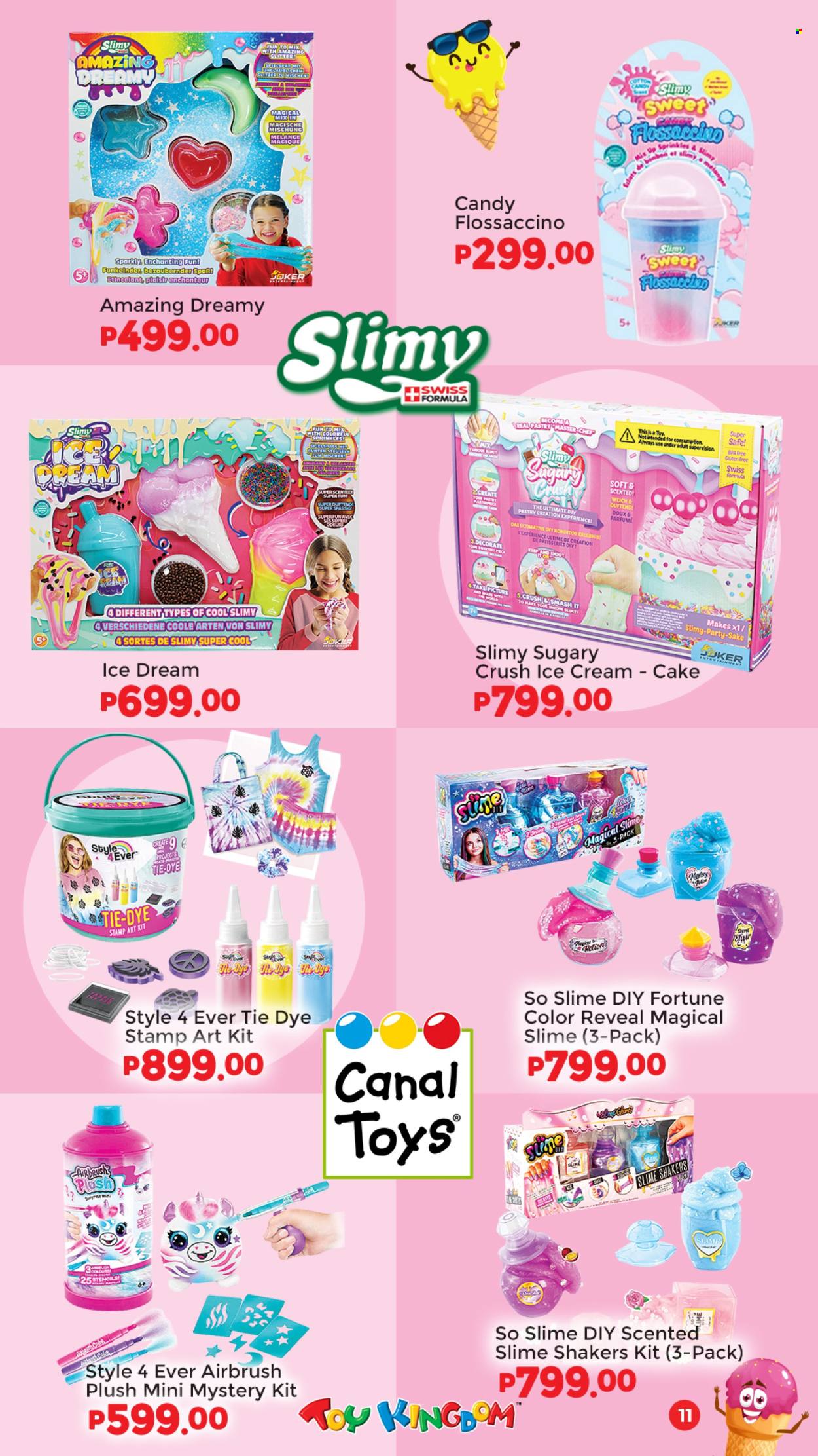 thumbnail - Toy Kingdom offer  - Sales products - creative accessories, toys, Slime, Ace. Page 11.