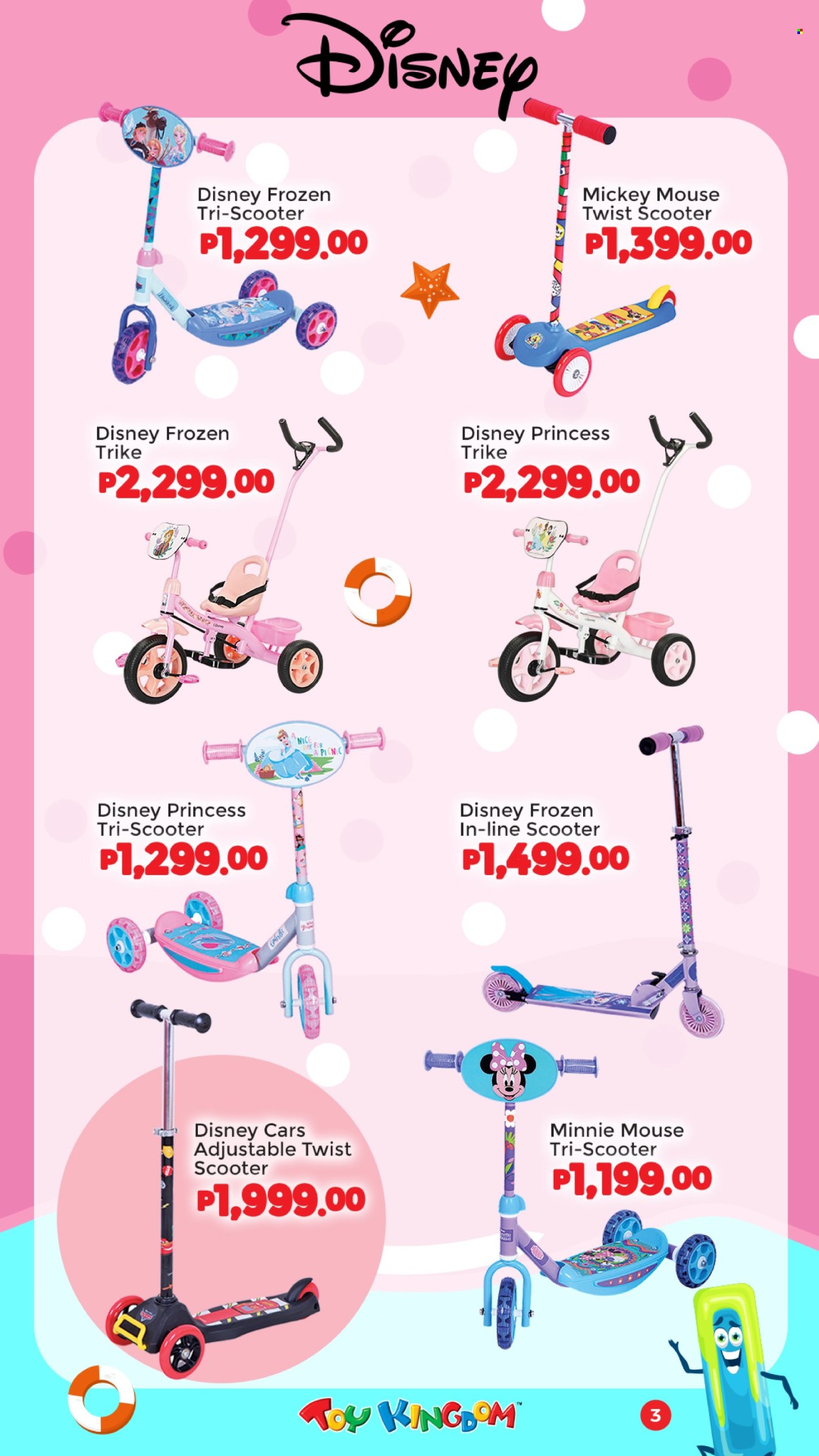 thumbnail - Toy Kingdom offer  - Sales products - Disney, Mickey Mouse, Minnie Mouse, toys, princess. Page 3.