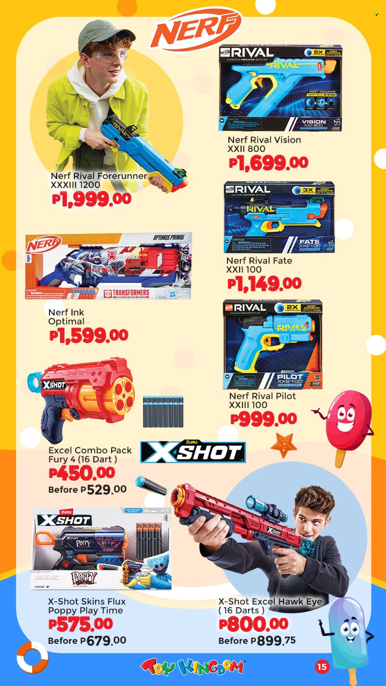 thumbnail - Toy Kingdom offer  - Sales products - Pilot, Nerf, toys, Zuru. Page 15.